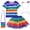 A, variant on Rainbow Tutu Dress Halloween Costume with Headband and Bag Dress Up 3-8Y