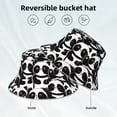 thumbnail image 5 of Daiia Panda Pattern Bucket Hat - Trendy Cotton Sun Hat for Beach, Golf, Fishing - Fun Outdoor Vacation Boonie for Men and Women, 5 of 9