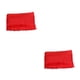 thumbnail image 1 of Adorno de poliéster Qarigey Flecos de encaje de cinta rojo brillante 2Conjunto, 1 of 6