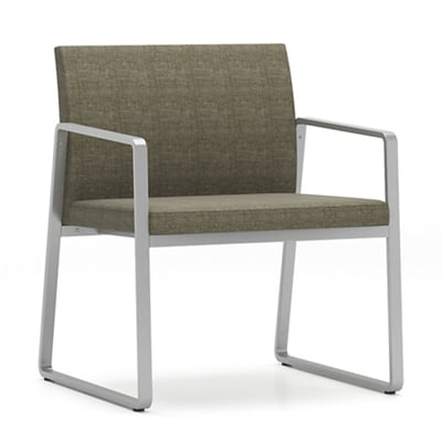 Foundry Fabric Oversized Guest Chair Admiral Brushed Nickel Frame Com Foundry Fabric Oversized Guest Chair, Admiral Outdoor Furniture