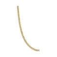 thumbnail image 1 of 14K Yellow Gold 4.7mm Lightweight Flat Cuban Chain (24 X 4.7) Made In South Africa lcb120-24, 1 of 4