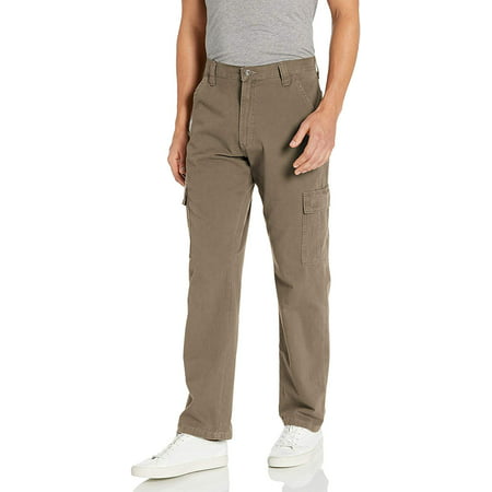 Wrangler Authentics Men's Classic Twill Relaxed Fit Cargo Pant ...