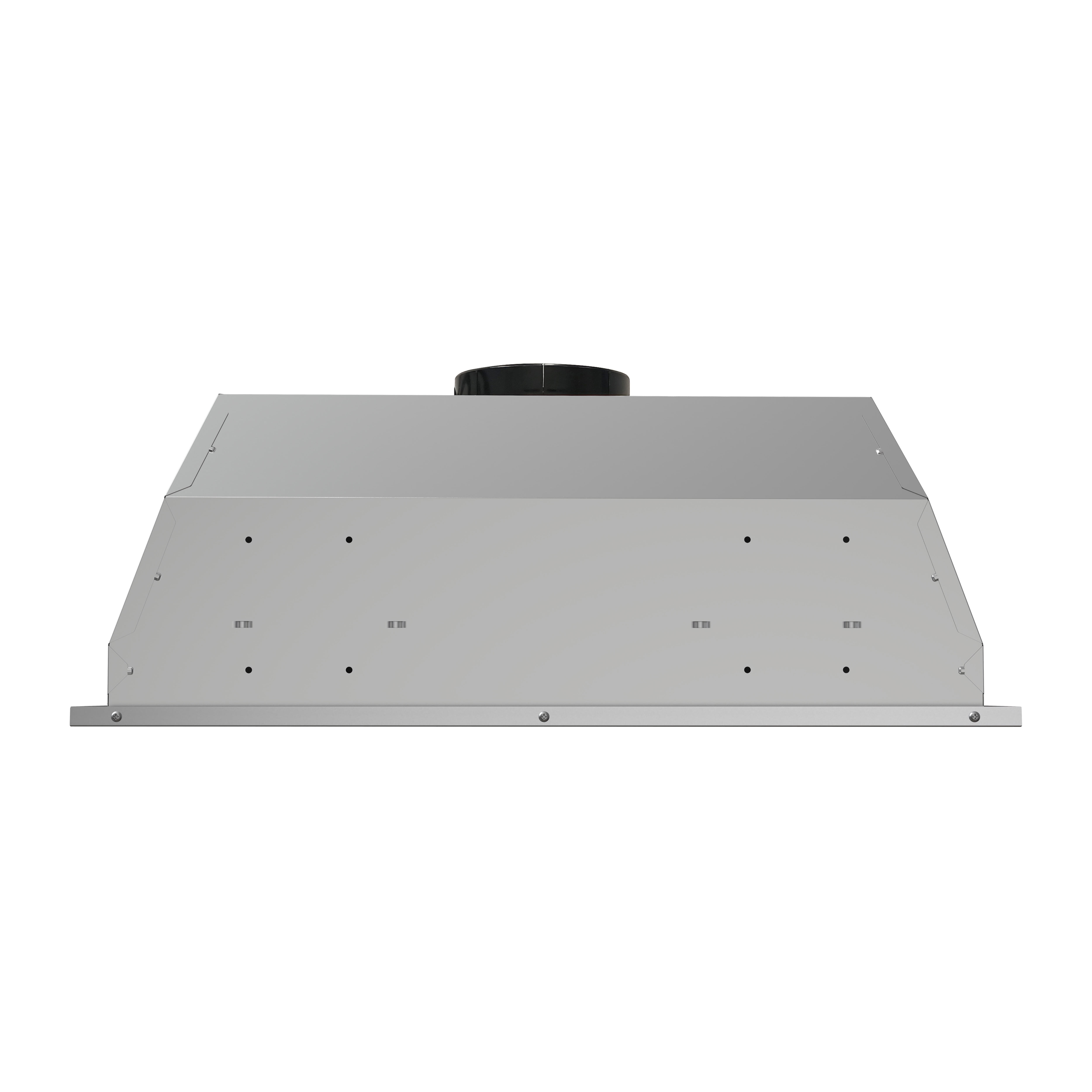 Streamline 28 in. Cupello Convertible Insert 350 CFM Range Hood in Glossy Black with Mesh Filters, Electronic Button Control, LED Lights