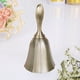 thumbnail image 1 of Nvzi Campana de mano, campana de llamada, campanas de boda de latón, campanas de Navidad, oro brillante B, 1 of 3
