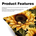 thumbnail image 2 of Sunflower seamless printing Inserts in Sizes 16x16, 18x18, and 20x20 Inches with Unique Patterns - Set of 2 for Bed Pillows,and Chair Pillow Covers - Great for Various Occasions!, 2 of 6