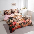 thumbnail image 3 of Castle Fairy Cartoon Floral Cats Bedding Comforter Set,Vintage Flowers Full Bedding Set, 3 of 8