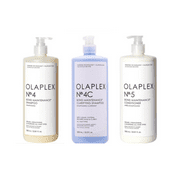 Olaplex No. 4 shampoo, No. 4C shampoo and No. 5 conditioner 33.8 oz. each