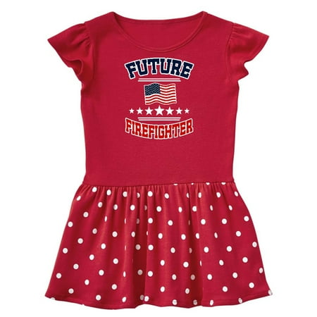 

Inktastic Future Firefighter Outfit Gift Baby Girl Dress