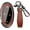 A Brown, variant on Key Fob Cover Compatible with Hyundai Tucson Kona Ioniq 5 Ioniq 6 Ioniq 9 Palisade Grandeur Sonata Santa Fe Elantra N Azera Santa Cruz 2023-2027 PU Leather 3/4/5/6/7 Button Keychain,C Green