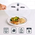 thumbnail image 4 of (4 pack) HomeCraft 12-inch Microwave Plate Cover Shield with Magnets, 4 of 9