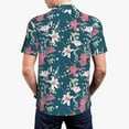 thumbnail image 6 of Wukai Lilies Flowers Men’s Polo Shirts,Quick-Dry Athletic Shirt,Classic Fit Shirts-3X-Large, 6 of 8