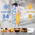 thumbnail image 3 of Gifts for Halloween, Happy Halloween Tumbler with Lid, 20 oz Pumpkin Printed Insulated Stainless Steel Travel Mug Cute Cup Gifts For Kids, Men, Women, Friends, Coworkers, 3 of 5