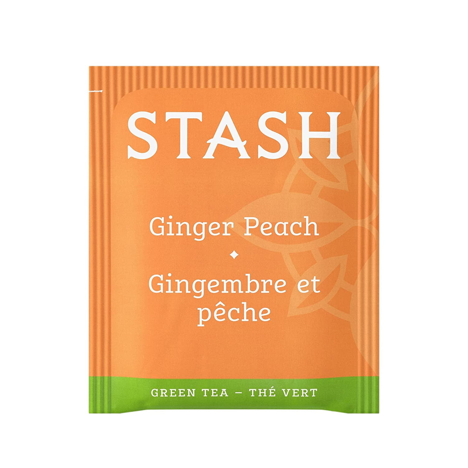 Stash Tea Ginger Peach Green W/ Matcha - 18 Tea Bags - Case of 6