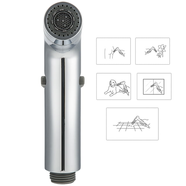 Pulverizador de bidé para inodoro, galvanoplastia, bidé ajustable de mano, pulverizador de bidé para baño, pulverizador de bidé ajustable, rendimiento confiable