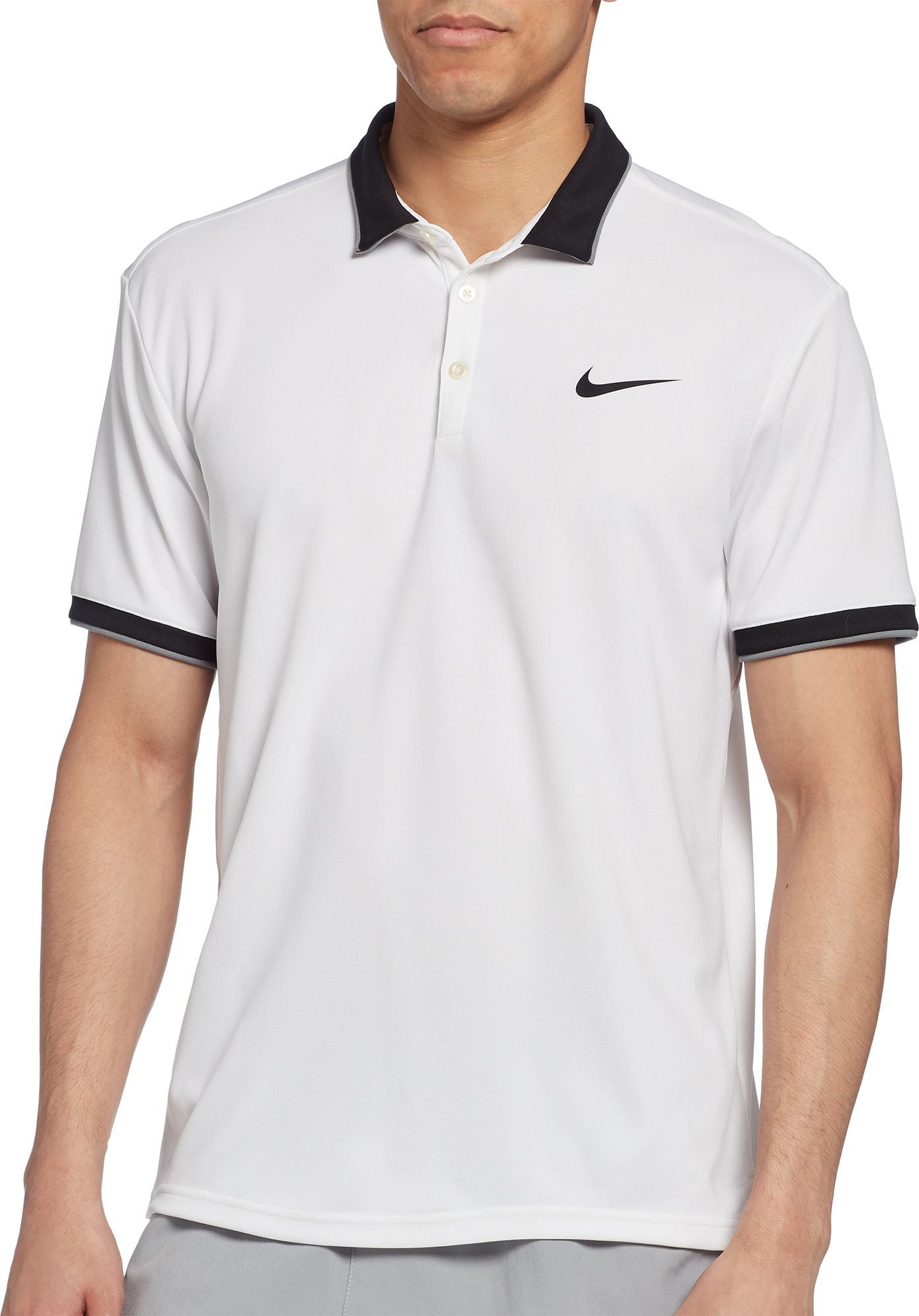 nike men's court dry tennis polo