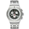 thumbnail image 1 of Swatch YOS414G Men's Stainless Steel Black Dial Chronograph World Timer Watch, 1 of 3