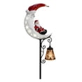 thumbnail image 2 of Solar Christmas Garden Stake Light, Santa Claus Moonlight Garden Light, Decorative Ground Light For Backyard Landscaping, Porch And Xmas Party Decor, 2 of 5