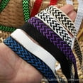 thumbnail image 2 of 2 Pairs 3/5" Fat Thick Shoe Laces for Sneakers, Flat Wide Athletic Replacement Shoelaces for Men Women, 2 of 5