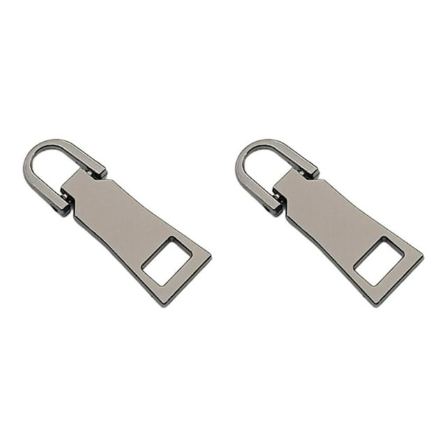 serony 3pack/lot Metal Zippers Puller For Wide Application - Convenient And Detachable Practical Widely No. 3 * Gun color 2Set