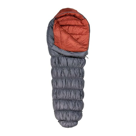 UPC: 0846647005691 | Klymit KSB 20 Three Season Down Hybrid Mummy Sleeping Bag  82x30in  Rust Red/Gray
