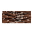thumbnail image 2 of Wide Twist Knot Sports Headband Classic Paisley Pattern Elastic Sweat Wicking Hair Band Breathable Head Wrap For Workout Outdoor Activities Daily Styling, 2 of 8