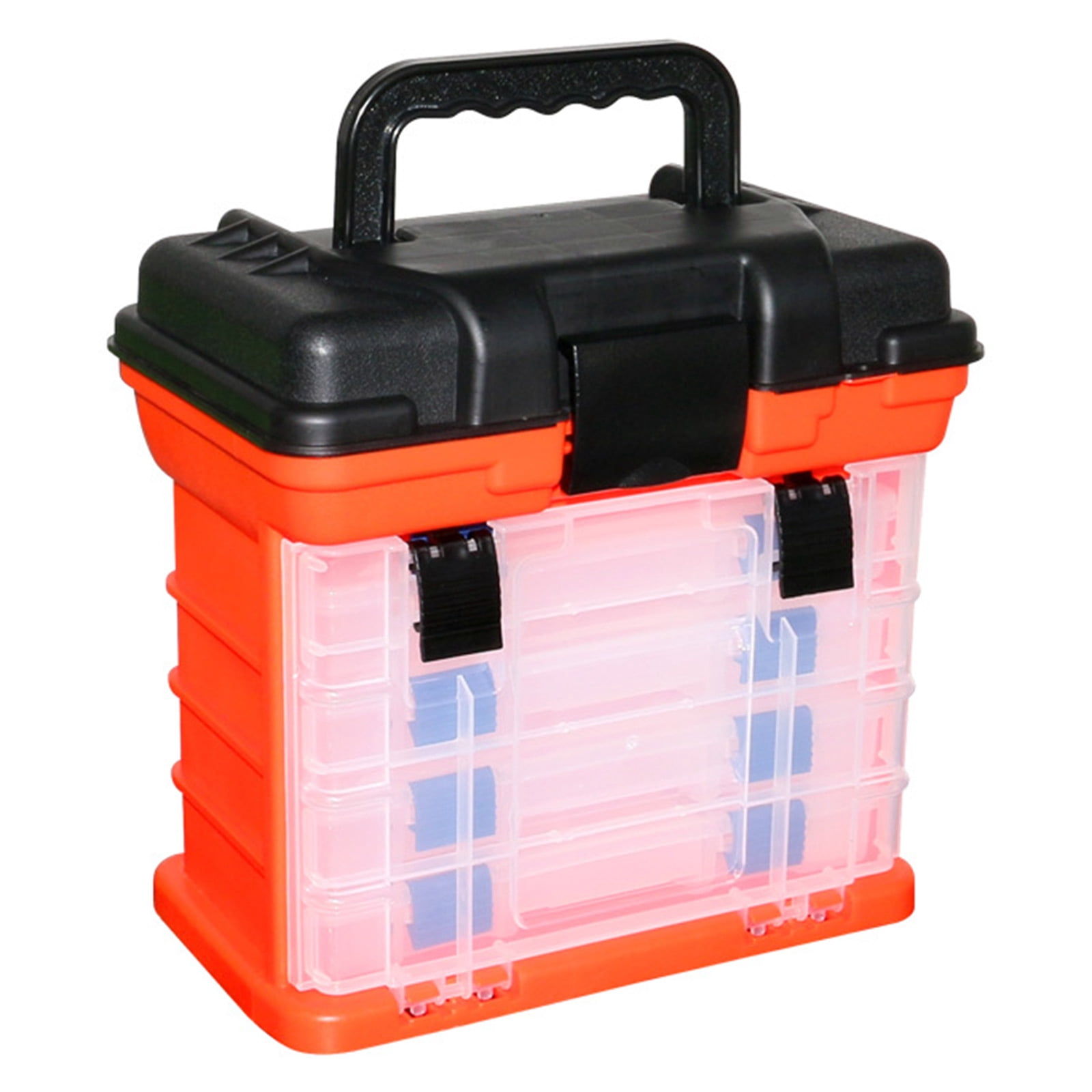 4 Layer Large Capacity Fishing Tackle Box Multifunctional Fishing Accessories Storage Container Box Fishing Baits Case