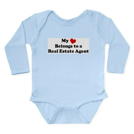 

CafePress - Real_Estate_Agent Body Suit - Long Sleeve Infant Bodysuit
