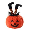 thumbnail image 2 of Halloween Decorations,Witch's Foot Pumpkin Doll Ornament,Witch Footed Pumpkin High Quality Halloween Decorations Desktop Ornament, 2 of 4