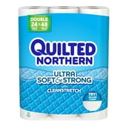 Quilted Northern Ultra Soft & Strong, 24 Double Rolls, Toilet Paper