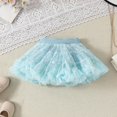 thumbnail image 5 of Byoo Toddler Girls' Star Print Tutu Dress Sleeveless Ruffled Tulle Graphic Party Dress Relaxed Fit Dressed for Kids, 5 of 7