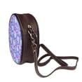 thumbnail image 3 of Lsque Blue Skull Daisy Pattern Shoulder Bag – Microfiber Leather Crossbody with Detachable Strap & Handle Ring, Waterproof & Durable, Elegant Everyday Carry, 3 of 5