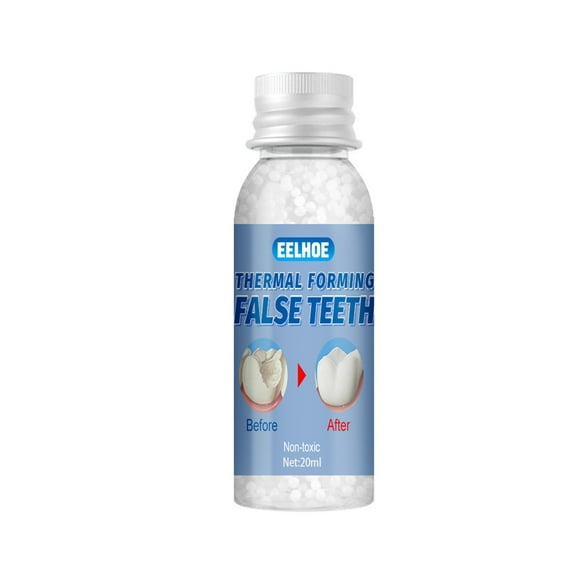 Granulés pour Dents Manquantes et Cassées, Kit de Remplissage Temporaire pour Dents à Formation Thermique False