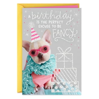 Designer Greetings 30th Birthday Card - Blue Checkered Vase with