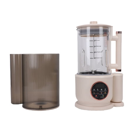 Riousery Electric Juicer 1500ML / 50.7 oz Quiet Countertop Blender with 8 Preset Programs High Speed Smoothie Maker and Soy Milk Machine Beige