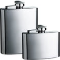 thumbnail image 2 of 5+8oz Hip Flask for Whiskey & Liquor Leak-Proof Pocket Flask with Screw Cap & Funnel 2-Pack Travel Flasks for Men Outdoor,Fishing,Gifts, 2 of 4