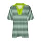 thumbnail image 4 of Tops Cortos para las Mujeres Blusas Impresas Manga Corta Turndown Collar Camiseta, Tops de Blusa para las Mujeres Casual, 4 of 5