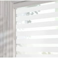thumbnail image 1 of Cordless Zebra Roller Blinds, Day and Night Sheer Blinds, White, 1 of 3