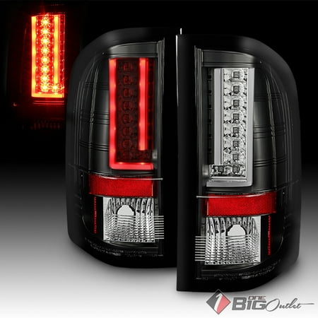2007 2017 Silverado Black Led Tail Lights W Fiber Optic 2007 2017 Silverado Black Led Tail Lights W Fiber Optic Turn Signal 2008 2009 2010 Pair L R