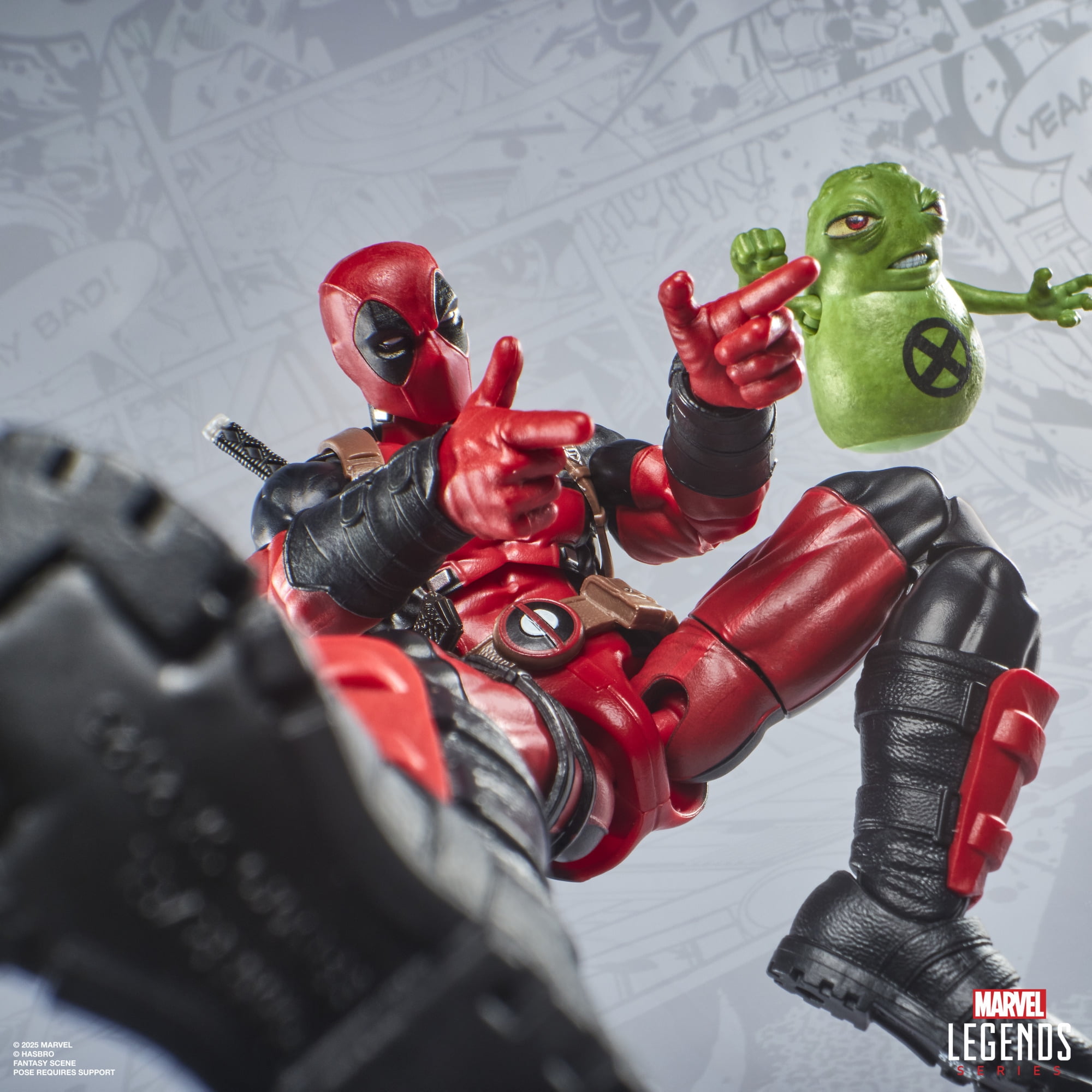 Marvel Comics - Marvel Legends Maximum Series - Deadpool Action Figure with Doop