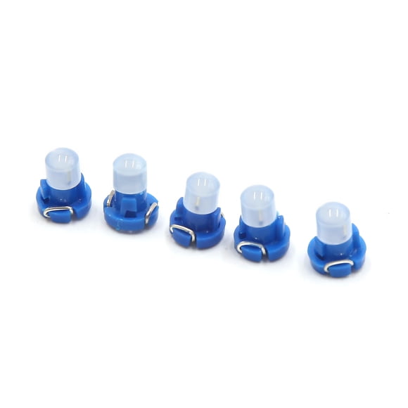 5pcs 12V T3 Bombillas LED Blanco Luces para Panel Tablero Interior de Auto Coche