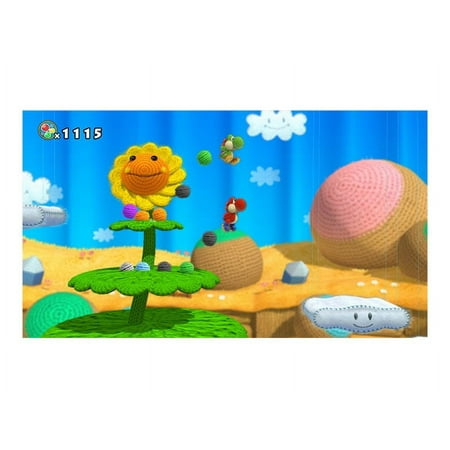 Yoshi's Woolly World + Pink Yarn Yoshi Amiibo (Wii U) with Bonus $15 Wal-Mart Gift Card