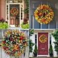 thumbnail image 4 of Prettyui Eucalyptus Wreath,14" Autumn Wreath Front Door Outside Outdoor Indoor,Artificial Colorful Eucalyptus Wreath Framhouse,Fall Wreath Flower Garland Backdrop, 4 of 7