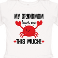 thumbnail image 4 of Inktastic Grandmom Loves Me Grandchild Gift Boys or Girls Long Sleeve Baby Bodysuit, 4 of 5