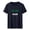 Blue, variant on Women WE ARE SAUDI Letter Print Short Sleeve Crew Neck Casual T-Shirt
