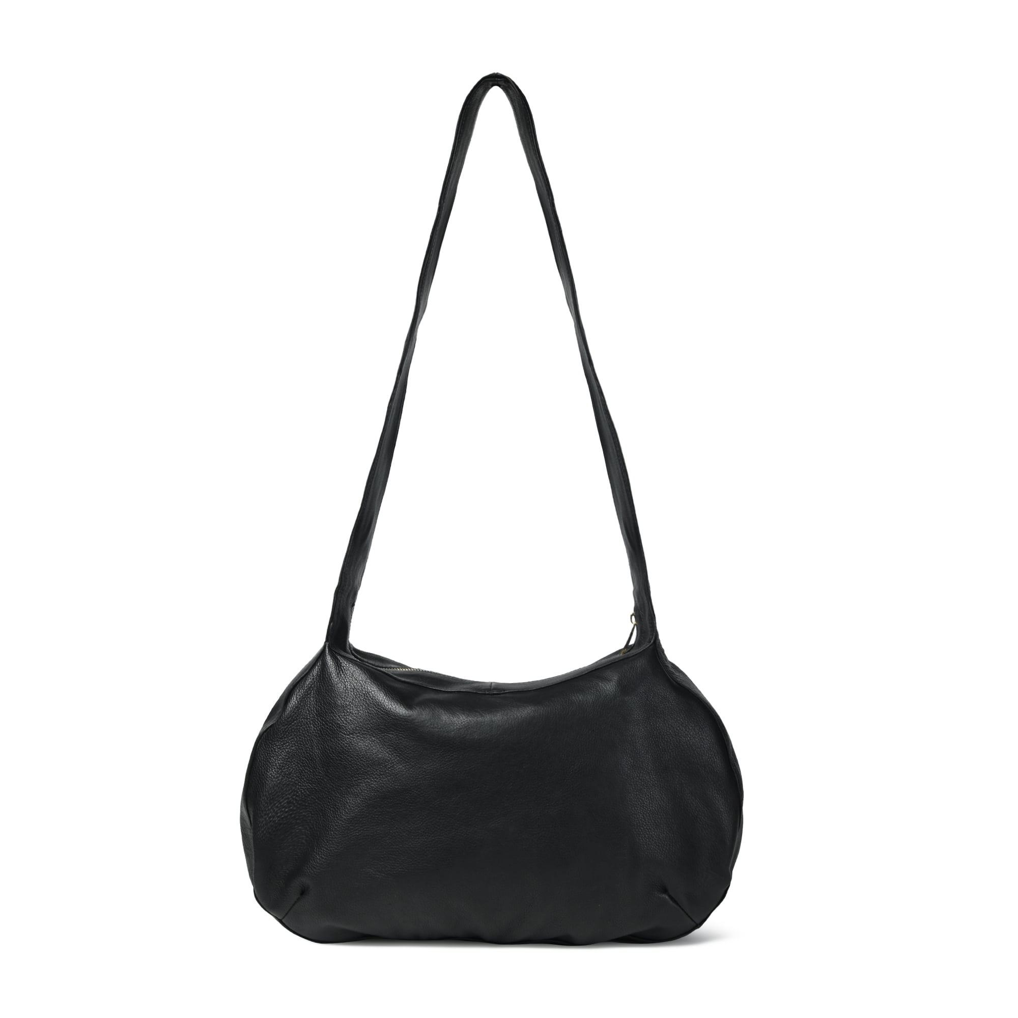 ADYAN Genuine Leather Sling Bag for Women Crossbody Shoulder Bag for Girls Stylish Hobo Purse for Office Travel and Daily Use Black 15x9x5 Inches Elegant Everyday Handbag
