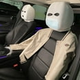 thumbnail image 4 of Sinyiin Theft Obstacle Car Headrest Cover Balaclava Design Holiday Vehicle Accessory, 4 of 7