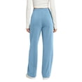 thumbnail image 6 of Women's Solid Color Drawstring Elastic Waist Sports Sweatpants, Deep Functional Side Pockets Versatile Relaxed Casual Trousers for Daily Outings | TruHer,Light Blue S, 6 of 7
