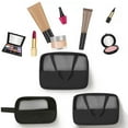 thumbnail image 4 of Bilqis Deals Zippered Tote Bag, Portable Bathroom Travel Bag In Clear PVC And Candy Color Patchwork Cosmetic Bag, 4 of 5
