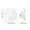 White, variant on M Buder Tuya WiFi LCD Display Smart Temperature Controller, Touch Screen Thermostat APP Remote Control for Electric Heating, White, 3.38 inches / 8.6 cm
