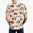 thumbnail image 6 of Cauagu Submarines Print Men's Polo Shirts, Short-Sleeve Polo Shirts for Men Performance Golf Shirt Athletic Casual Collared T-Shirt-XX-Large, 6 of 8
